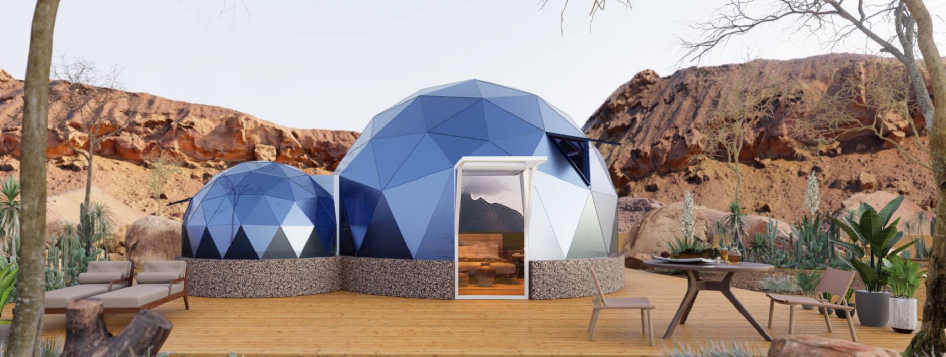 图木舒克市球形智能光伏玻璃星空房